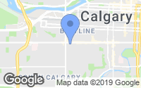 Map of Crestmont, AB